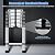 15.5ft Telescopic Ladder - Stainless Steel Telescopic Straight Ladder - 330lb Load Capacity with Locking Mechanism, Retracts with One Hand, Suitable for Home, RV or Outdoor Work(Vertical)
