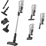 Electrolux 500 Aspirateur Balai sans Fil 2 en 1, Jusqu’à 50 Min d’Autonomie, Brosse MultiFloor LED Anti enchevêtrement, Mini Brosse Poils d’Animaux, Recharge Murale, EP51AH18SW