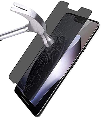 Anti-spy Glass Screen Protector for Google Pixel 3 XL - Premuim Clear Anti Scratch Anti-peeping Privacy Screen Tempered Glass for Google Pixel 3XL (2pack)