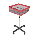Baoblaze Pong Ball Collector Equipment Table Tennis Ball Holder with Brake Wheels Moveable Multi Ball Storage for Training Accessories Badminton, Square