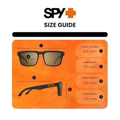 Image of Spy Helm Square Sunglasses for Men for Women +BUNDLE with ACCESSORY EYEWEAR KIT