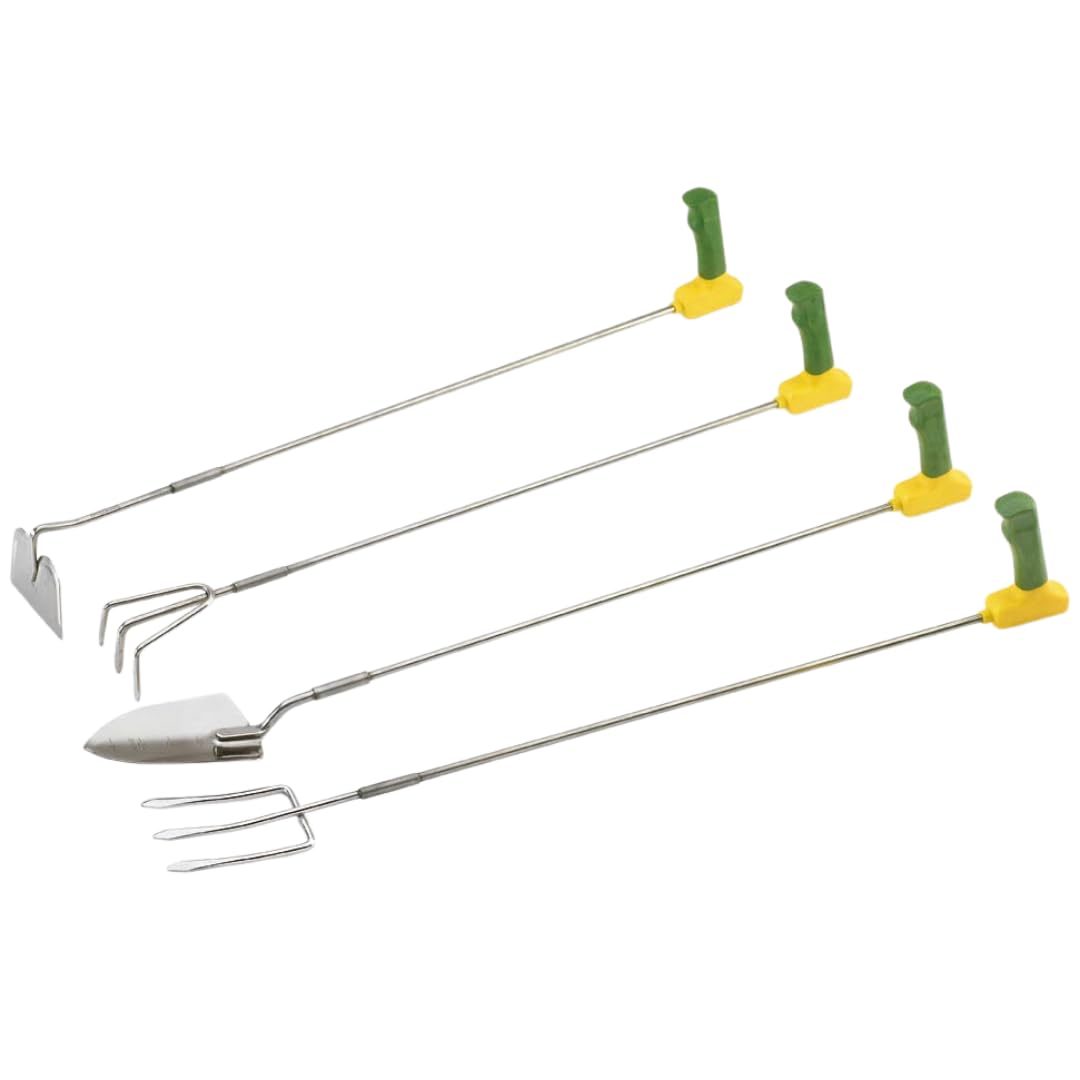 Easi-Grip® - Attrezzo da giardino ergonomico per persone con difficoltà che desiderano lavorare in giardino, in diverse versioni e lunghezze, giardinaggio, aiuola rialzata (lunga, coltivatore)