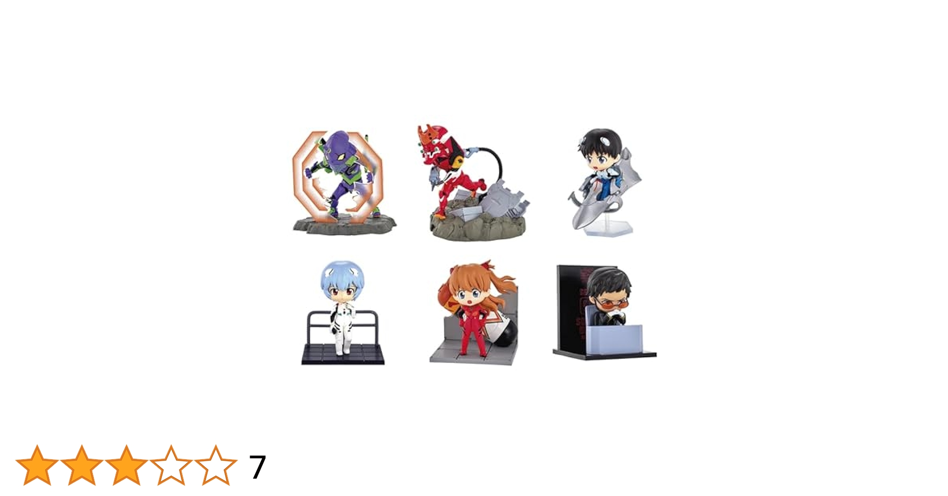 【新品未開封品】エヴァンゲリオン DesQ DESKTOP EVAコンプリート Evangelion DesQ Desktop Eva Vol. 01 Re-Ment 3-Inch Mini