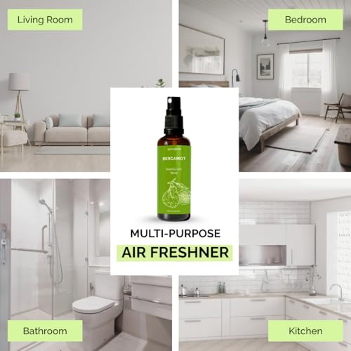 Image of Bergamot Air Freshener Spray for Room, Linen & Pillow 100ml by Aromafume