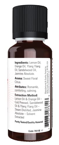 Now Essential Oils, Naturally Loveable Oil Blend, Romantic Aromatherapy Scent, Blend Of Pure Essential Oils, Vegan, Child Resistant Cap, 1-Ounce #TOP1