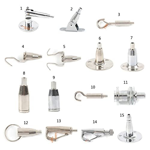 Image of Wire Rope Hook Picture Hanging Hardware Accessories For Paintings Billboards Wire Clamps Pull Code Ceiling Code Fixed