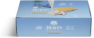 بسكويت ويفر محشو بكريمة جوز الهند من هيفين، 60 جرامًا - مجموعة من 12 قطعة