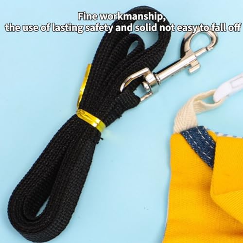 Image of Rabbit Harness and Leash,Small Animal Clothes for Rabbit Guinea Pig, Bunny Plaid Harness Leash Guinea Pig Clothes for Kitten and Other Small Animals (Grey,L)