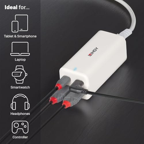 Lindy 73441 chargeur d'appareils mobiles Universel Secteur Charge rapide Intérieure - vue 4