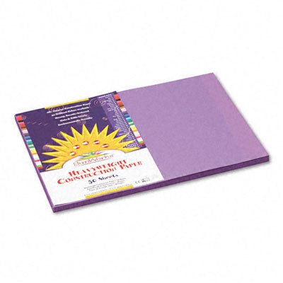SunWorks(r) SunWorks Construction Paper, Heavyweight, 12 x 18, Violet, 50 Sheets