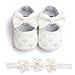 SamMoSon Scarpine Neonato Scarpe da Bambino Ragazze Amare Ricamo Bowknot Sneaker Shoes Sandali Primaver Scarpe Antiscivolo Sportive all'Aria Aperta da Ginnastica (Bianca, 11 0~6 Month)