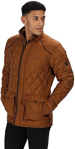 Regatta mens lander quilted water repellent walking jacket Clearance
