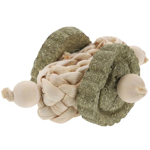 GANAZONO ウサギ ハムスター モルモット 用 噛むおもちゃ 歯みがき 歯ぎしり対策 無添加 素材 小動物 用 オーラルケア プレイトイ