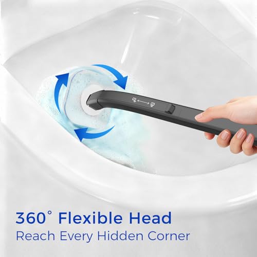 36% Off EZKEY Disposable Toilet Brush Set with 14 Refills - Image 6