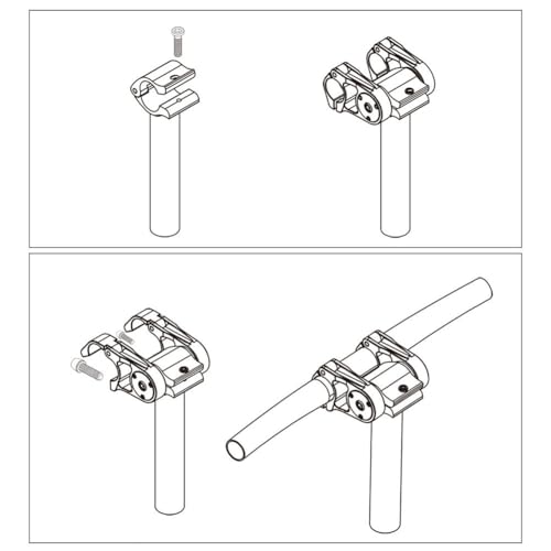 Vástago de bicicleta plegable para Brompton 418 SP18 en trayectos 3