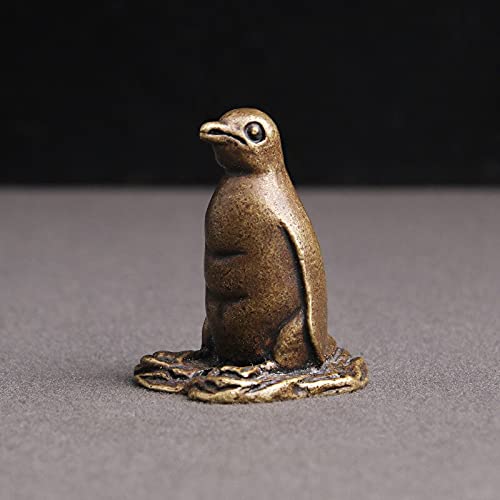 Amazon.co.jp: ノスタルジアの銅ペンギンの装飾品真鍮南極かわいい動物