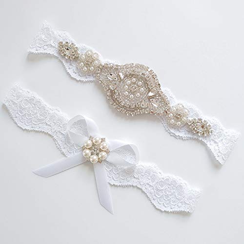 Wedding Garter Belt Lingerie Stretch Lace Bridal Lace Garter Set For Wedding #TOP5
