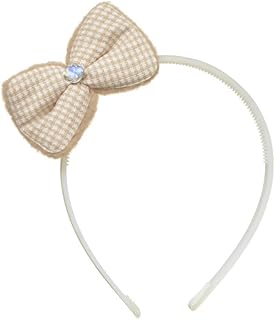 Plastic Bow Hair Bow Hair Bow for Girls - White, DR-A-K-296