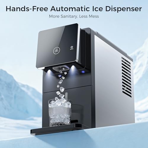 Fabricadora de Hielo Nugget de Mostrador 33 lbs/día Negra miniatura 4