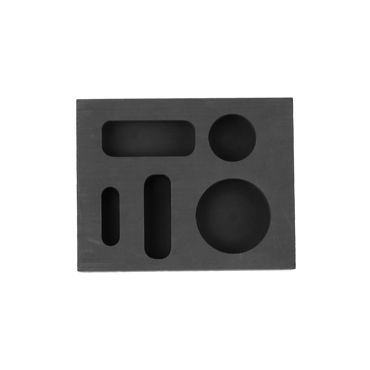 Set di crogioli in Grafite da 4 Pezzi, crogiolo in Ceramica per la Fusione di Metalli, crogiolo e pinze, Set di Fusione Combinato in Grafite per la Fusione di Metalli in Oro e Argento