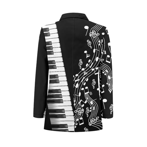 Gomyblomy One Button Formal Dress, Fashion Formal Blazer with Pockets, Casual Sports Jacket for Men2