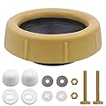 EADOT Extra Thick Toilet Wax Ring Kit for Toilet, Toilet Bowl Gasket with Flange and Solid Brass Bolts, Wax Ring for Toilet Seal for 3-Inch or 4-Inch Waste Lines