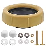 EADOT Extra Thick Toilet Wax Ring Replacement Kit Toilet Bowl Gasket with Flange and Solid Brass...