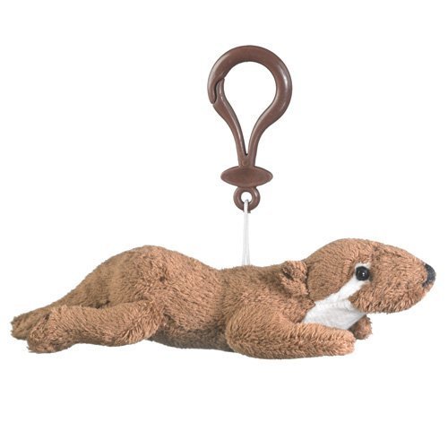 Plush River Otter Stuffed Animal Backpack Clip Toy Keychain WildLife
