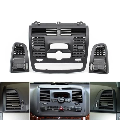 Rejilla de aire frontal con flujo regulable para panel central e izquierdo de Benz Vito W639 3