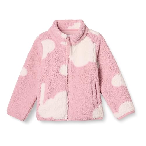 Image of Amazon Essentials Girls and Toddlers' Sherpa Fleece Full-Zip Jacket, Fleece Lined