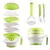 Matyz Versatile Baby Food Maker Set – Toddler Food Mills with Mash Bowl, Hand Masher, Citrus Juicer, Grater – Making…