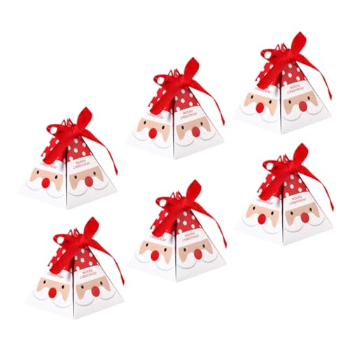 Healeved 30pcs Paper Candy Boxes Christmas Boxes for Decorations Party Favor for Christmas Party