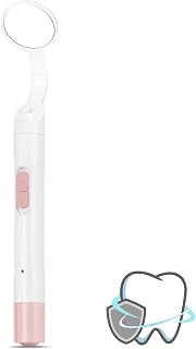LED-Mundspiegel USB, beschlagfrei, Rosa