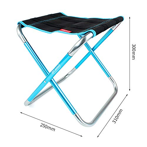 Mini tabouret pliable ultra léger pour camping et pêche avec charge 80 kg
