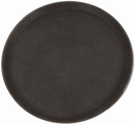 16" Round Non Skid Serving Tray, BrownNSF Approved