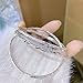 Sterling Silver Bangle Bracelets for Women,Fashion Jewelry Simple Adjustable 925 Silver Cuff Bangles for Women Mom Wife Valentine Mothers Day Gift (Inner diameter 2.56inch)