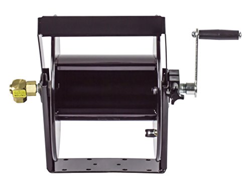 Coxreels Swivel-Mount Air/Water Hose Reel, Model# Sm12-3-100, 3/8" Hose Id, 100' Length,Black #TOP5