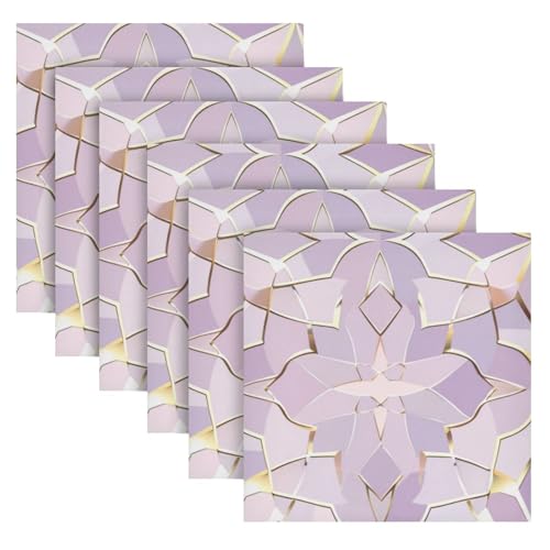 Servilletas de tela multicolor pack 6 20 x 20 pulgadas miniatura 2