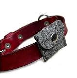 Manufactica® WOLLY Hundemarken-Täschchen aus Wollfilz – Halter für Hundemarke, Tassomarke oder Apple AirTag – mit Gummiband – viele Farbkombinationen – handgefertigt