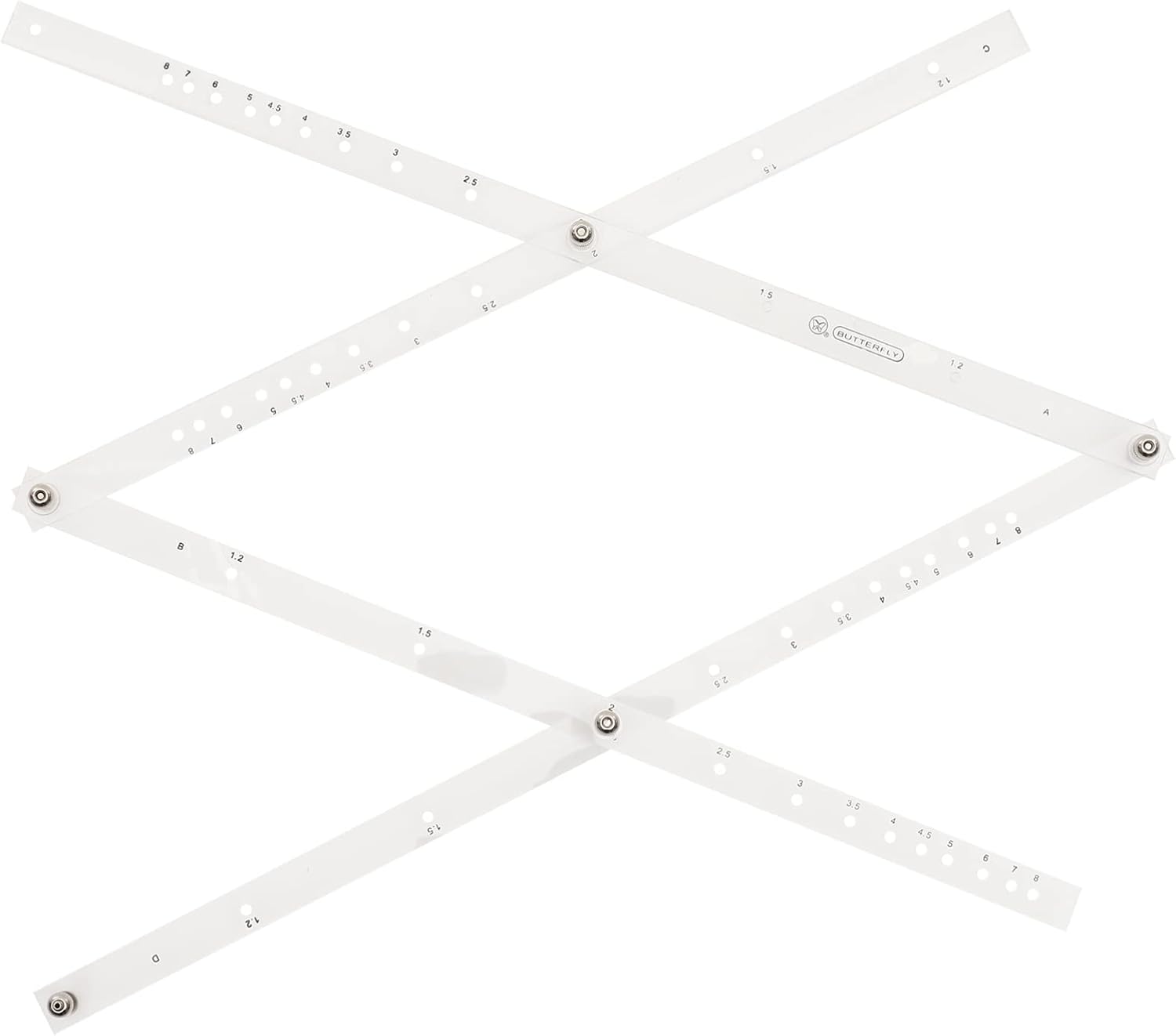 COHEALI Scale Folding Ruler Artist Pantograph Drawing Copy