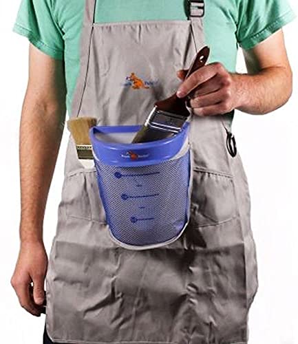 Big Sale Pouch Painter Hands-Free Break/Spill Resistant Bucket Apron Holds Paint Brushes