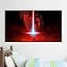 Price comparison product image The Last Jedi Wall Sticker, Star Wars, Featuring Luke Skywalker and Rey