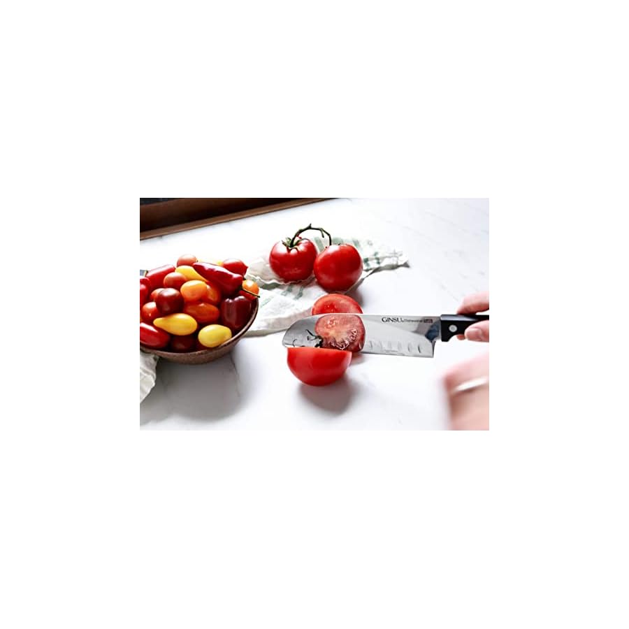 Ginsu-Kiso-18-Piece-Black-Knife-Set-with-Natural-Block-Dishwasher-Safe-and-Always-Sharp Ginsu Kiso 18-Piece Black Knife Set with Natural Block - Dishwasher Safe and Always Sharp