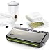 FoodSaver FFS005X Machine sous Vide avec Compartiment de Rangement pour Rouleau et Cutter, Fonction Pulse pour Aliments Fragiles, Inclus Accessoires et Sacs de Mise sous Vide Assortis