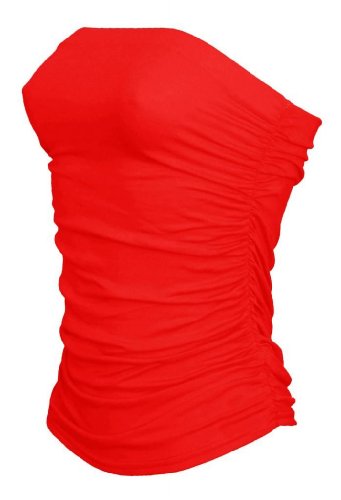 Débardeur rouge femme Uptown Girl ample M-L fini les hauts inconfortables en été