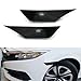 iJDMTOY JDM Black Smoked Lens Front Side Marker Lamp Housings Compatible With Honda 2016-2021 Civic Sedan Coupe Hatchback 10th Gen, OE-Spec LH RH Assembly