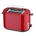 Produktbild efbe-Schott SC TO 1080.1 ROT Design-Toaster mit klappbarem Brötchenaufsatz, Metall, Kunststoff