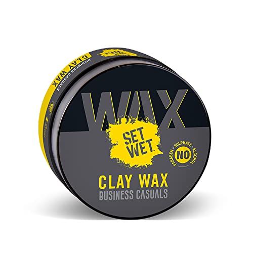 22% OFF on Set Wet Hair Wax For Men - Hair Clay Wax 60g| Strong Hold, Ultra Matte Finish, With Bentonite Clay, Restylable Anytime, Easy Wash Off| No Paraben, No Sulphate, No Alcohol 22% OFF on Set Wet Hair Wax For Men - Hair Clay Wax 60g| Strong Hold, Ultra Matte Finish, With Bentonite Clay, Restylable Anytime, Easy Wash Off| No Paraben, No Sulphate, No Alcohol