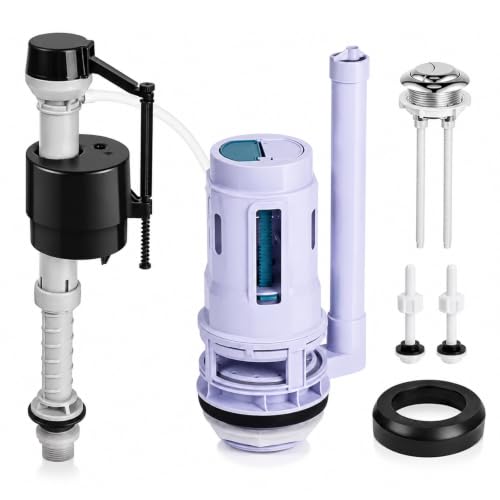 VIKECAT 3-Inch Dual Flush Valve Kit Fix Running Weak Flush & Leaks