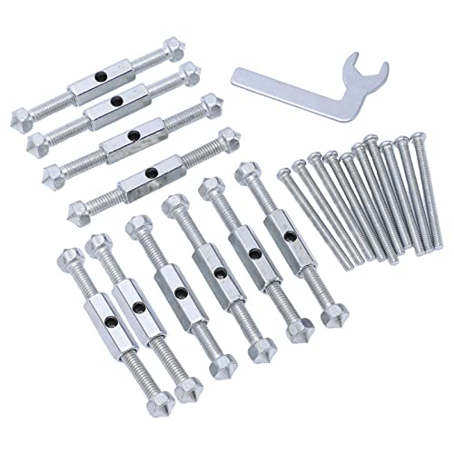 Oumefar 86 Type Switch Socket Cassette Repair Device, Universal Outlet Box Repairer Device Wall Box Repair Tool, Switch Outlet Repair Fastener Set Metal Support Rod(86 Metal Strut)